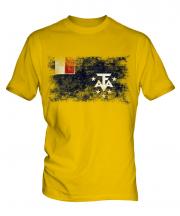 French Southern And Antarctic Lands Distressed Flag Mens T-Shirt