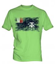 French Southern And Antarctic Lands Distressed Flag Mens T-Shirt