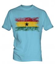 Ghana Distressed Flag Mens T-Shirt