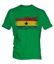 Ghana Distressed Flag Mens T-Shirt