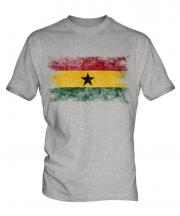 Ghana Distressed Flag Mens T-Shirt