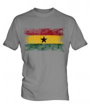Ghana Distressed Flag Mens T-Shirt