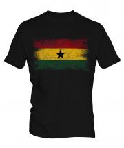 Ghana Distressed Flag Mens T-Shirt