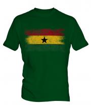 Ghana Distressed Flag Mens T-Shirt