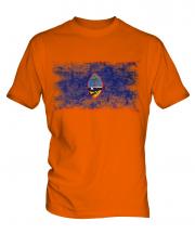 Guam Distressed Flag Mens T-Shirt