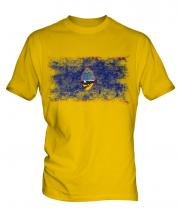Guam Distressed Flag Mens T-Shirt