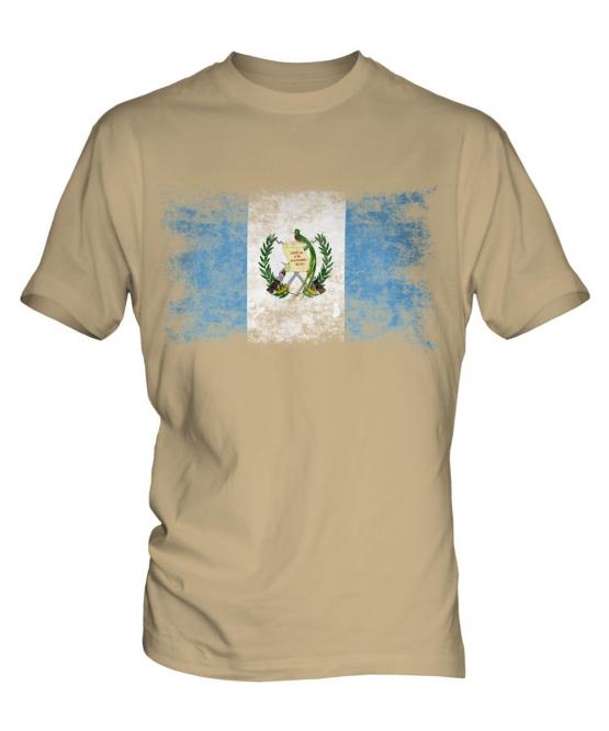 Guatemala Distressed Flag Mens T-Shirt