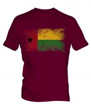 Guinea Bissau Distressed Flag Mens T-Shirt