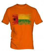 Guinea Bissau Distressed Flag Mens T-Shirt