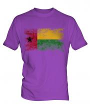 Guinea Bissau Distressed Flag Mens T-Shirt