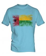 Guinea Bissau Distressed Flag Mens T-Shirt