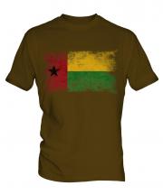 Guinea Bissau Distressed Flag Mens T-Shirt