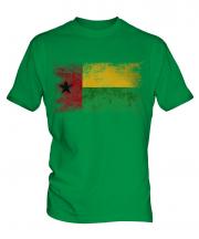 Guinea Bissau Distressed Flag Mens T-Shirt