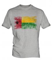Guinea Bissau Distressed Flag Mens T-Shirt
