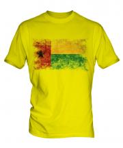 Guinea Bissau Distressed Flag Mens T-Shirt
