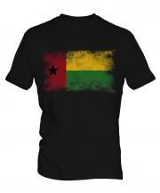 Guinea Bissau Distressed Flag Mens T-Shirt