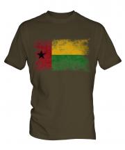 Guinea Bissau Distressed Flag Mens T-Shirt