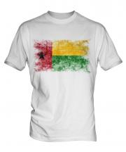 Guinea Bissau Distressed Flag Mens T-Shirt