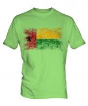 Guinea Bissau Distressed Flag Mens T-Shirt