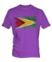 Guyana Distressed Flag Mens T-Shirt
