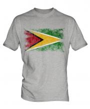 Guyana Distressed Flag Mens T-Shirt
