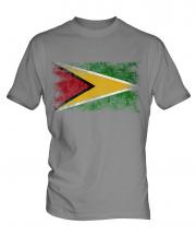 Guyana Distressed Flag Mens T-Shirt