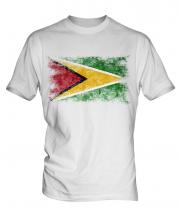 Guyana Distressed Flag Mens T-Shirt