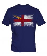 Herm Distressed Flag Mens T-Shirt