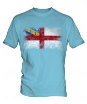 Herm Distressed Flag Mens T-Shirt