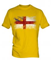 Herm Distressed Flag Mens T-Shirt