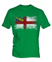 Herm Distressed Flag Mens T-Shirt
