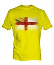 Herm Distressed Flag Mens T-Shirt