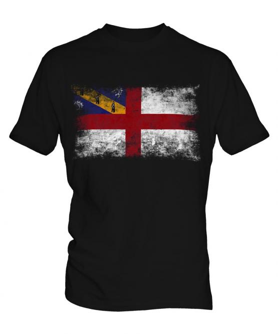 Herm Distressed Flag Mens T-Shirt