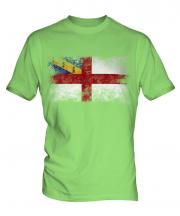 Herm Distressed Flag Mens T-Shirt