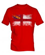 Herm Distressed Flag Mens T-Shirt