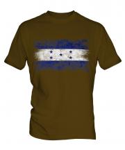 Honduras Distressed Flag Mens T-Shirt