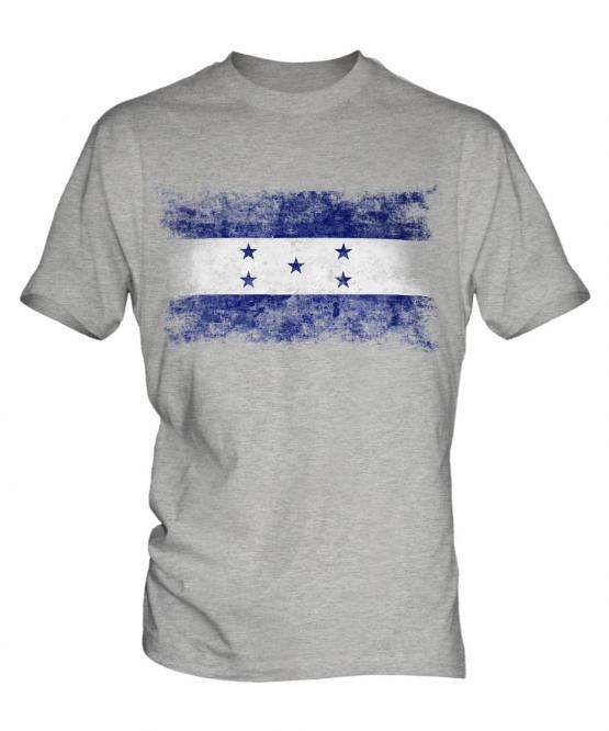 Honduras Distressed Flag Mens T-Shirt