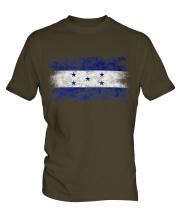 Honduras Distressed Flag Mens T-Shirt