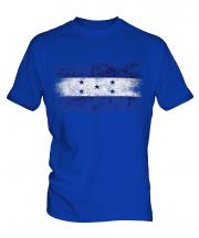 Honduras Distressed Flag Mens T-Shirt