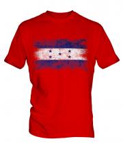 Honduras Distressed Flag Mens T-Shirt