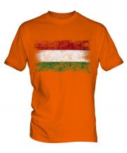 Hungary Distressed Flag Mens T-Shirt