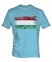 Hungary Distressed Flag Mens T-Shirt