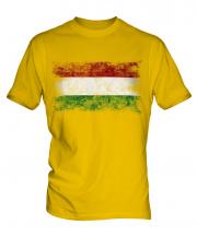 Hungary Distressed Flag Mens T-Shirt