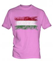 Hungary Distressed Flag Mens T-Shirt