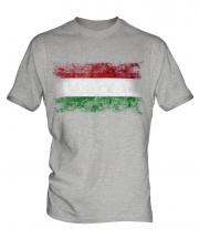 Hungary Distressed Flag Mens T-Shirt