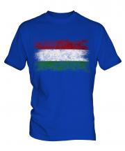 Hungary Distressed Flag Mens T-Shirt