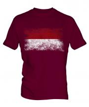 Indonesia Distressed Flag Mens T-Shirt