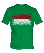 Indonesia Distressed Flag Mens T-Shirt
