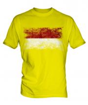 Indonesia Distressed Flag Mens T-Shirt