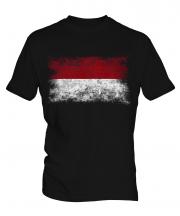 Indonesia Distressed Flag Mens T-Shirt